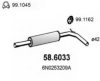 VW 6N0253209F Middle Silencer